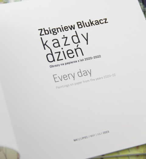 ZBIGNIEW BLUKACZ "Każdy dzień" ZBIGNIEW BLUKACZ "Każdy dzień"