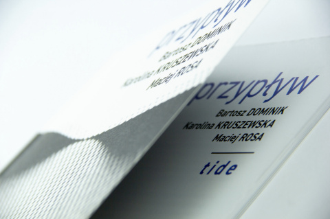 B. DOMINIK, K. KRUSZEWSKA, M.ROSA "Przypływ" B. DOMINIK, K. KRUSZEWSKA, M.ROSA "Przypływ"