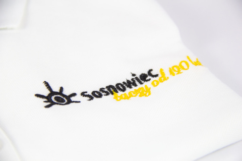 Koszulka polo męska z logo 120-lecie Koszulka polo męska z logo 120-lecie
